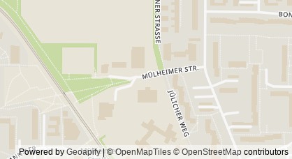 Kartendarstellung von  Kinder- und Familienzentrum Mülheimer Straße