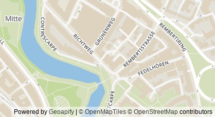 Kartendarstellung von  vielfältig.