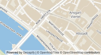 Kartendarstellung von  RKW Bremen GmbH