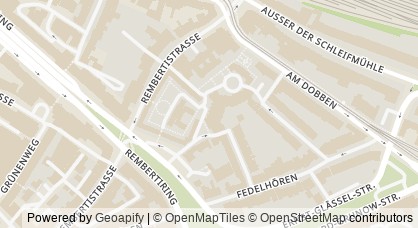 Kartendarstellung von  Stadtteilhaus St. Remberti – Bremer Heimstiftung