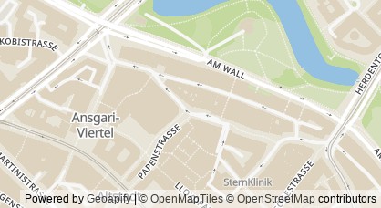 Kartendarstellung von  cbm GmbH