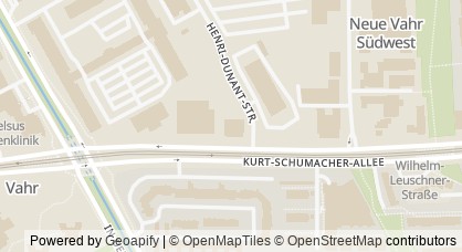 Kartendarstellung von  DRK Landesverband Bremen e.V.