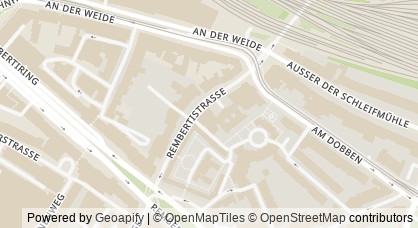 Kartendarstellung von  Krisendienst für Bremer Familien (KBF)