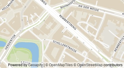 Kartendarstellung von  Performa Nord