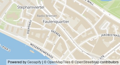 Kartendarstellung von  Beratung