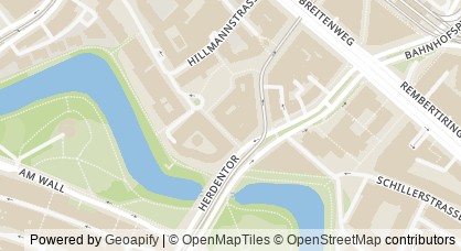 Kartendarstellung von  CITY 46 / Kommunalkino Bremen