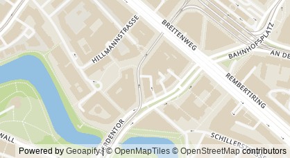 Kartendarstellung von  Babytherapie