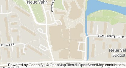 Kartendarstellung von  Beratung Pflegestützpunkt Vahr