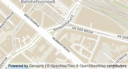 Kartendarstellung von  ver.di | Bezirk Bremen-Nordniedersachsen