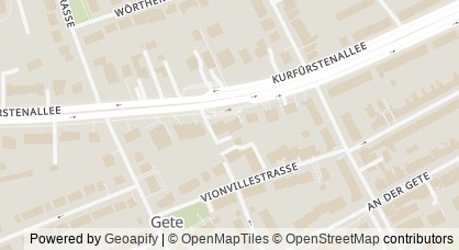 Kartendarstellung von  Home Instead Seniorenbetreuung