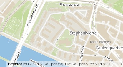 Kartendarstellung von  Kulturkirche St. Stephani