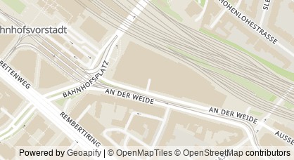 Kartendarstellung von  FRÖBEL Bildung und Erziehung gGmbH