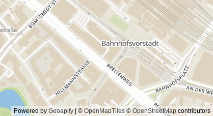 Kartendarstellung von  Schuldnerhilfe Bremen e.V.