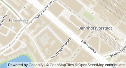 Kartendarstellung von  Sozialverband Deutschland (SoVD) – Landesverband Bremen