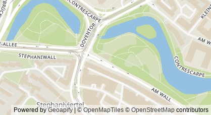 Kartendarstellung von  Die Bremer Suppenengel – Initiative für Obdachlose und Bedürftige e.V.