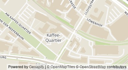 Kartendarstellung von  Pflegebildung Bremen