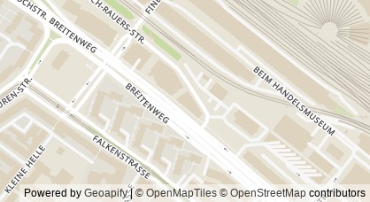 Kartendarstellung von  Stadtkultur Bremen