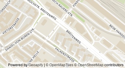 Kartendarstellung von  Arabischer Frauenbund e.V.