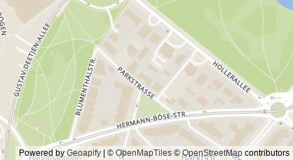 Kartendarstellung von  Tagesstätte Parkstraße