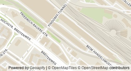 Kartendarstellung von  Güterbahnhof Bremen – Areal für Kunst und Kultur