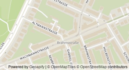 Kartendarstellung von  Praxis für Kinder- und Jugendlichenpsychotherapie Dagmar Baumann