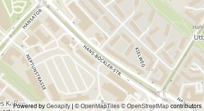 Kartendarstellung von  Erziehungsberatung Mitte/West