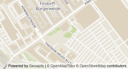 Kartendarstellung von  Kulturzentrum Schlachthof e.V.