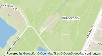 Kartendarstellung von  Bürgerparkverein