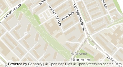 Kartendarstellung von  Kinder- und Familienzentrum Haferkamp