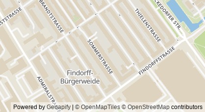 Kartendarstellung von  Geburtshaus Bremen