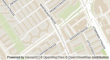 Kartendarstellung von  Jugend in Walle