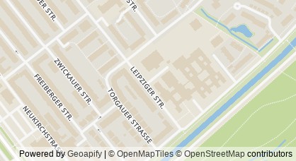 Kartendarstellung von  Kinder- und Familienzentrum Leipziger Straße