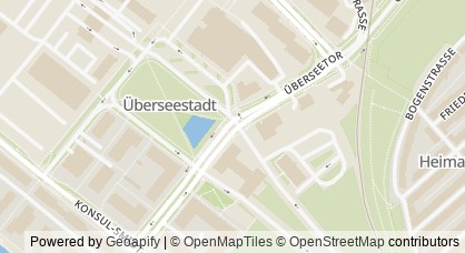 Kartendarstellung von  DELFI®-Kurs