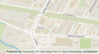 Kartendarstellung von  Kinder- und Familienzentrum Berckstraße