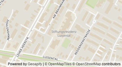 Kartendarstellung von  Dienstleistungs­zentrum (DLZ) Horn