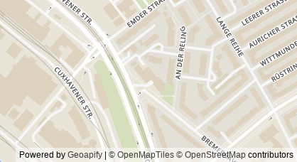 Kartendarstellung von  Arbeiter-Samariter-Bund (ASB) Bremen – Kinder- und Jugendhilfe