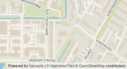 Kartendarstellung von  Kinder- und Familienzentrum Vorstraße