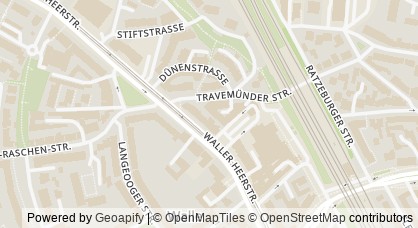 Kartendarstellung von  Blaumeier Atelier