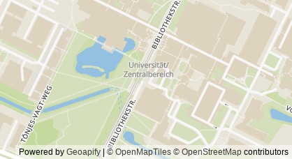 Kartendarstellung von  Studierendenwerk Bremen