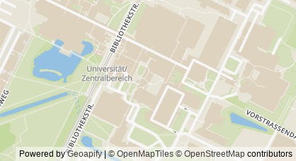 Kartendarstellung von  Universität Bremen