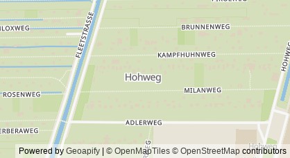 Kartendarstellung von  Garten jEDEN