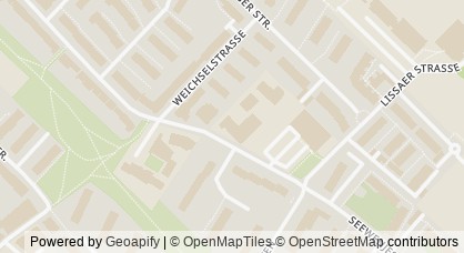 Kartendarstellung von  Berufs- und Sozialberatung