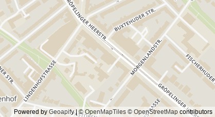 Kartendarstellung von  Quartiersmanagement Gröpelingen