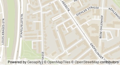 Kartendarstellung von  Bremer Heimstiftung – Stiftungsdorf Gröpelingen