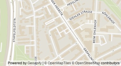 Kartendarstellung von  Kinderkunstwerkstatt