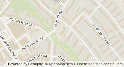 Kartendarstellung von  Kinder- und Familienzentrum Halmerweg