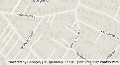 Kartendarstellung von  Borgfelder KinderAtelier