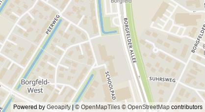 Kartendarstellung von  Freizi Borgfeld