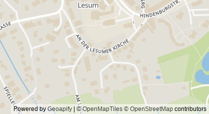 Kartendarstellung von  Atelierkate Lesum No. 22