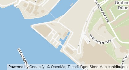 Kartendarstellung von  Vegesacker Geschichtenhaus | bras e.V.